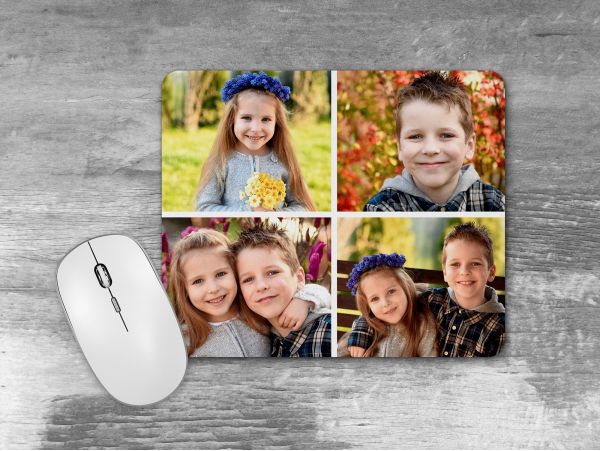 Mousepad personalizat cu 4 fotografii