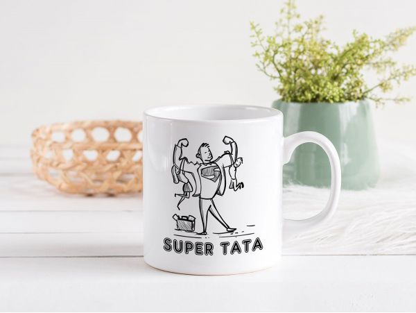 Cană personalizată "Super tata"