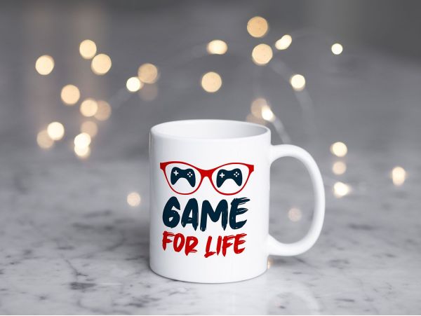 Cana gamer personalizata "Game for life"