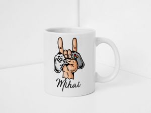 Cana gamer personalizata cu nume