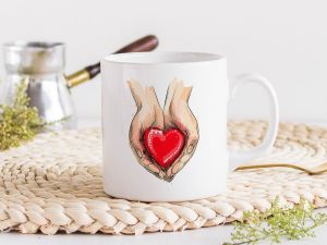 Cana personalizata "Heart...