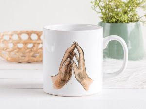 Cana personalizata "Hand in...