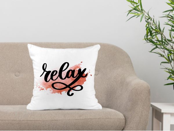 Pernă personalizată "Relax"