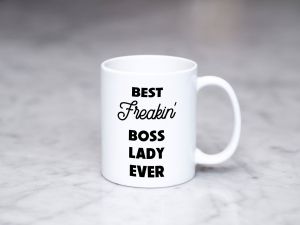 Cana personalizata "Boss lady"