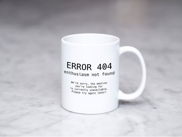 Cana personalizata "Error 404"