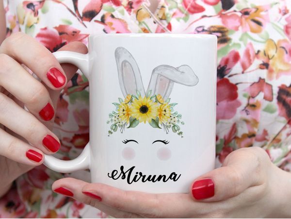 Cana personalizata cu nume "Bunny...