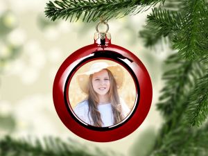 Glob rosu personalizat cu o...