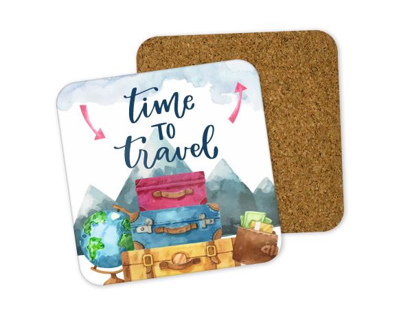 Coaster personalizat "Travel"