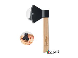 Taietor pizza, forma topor, personalizat cu logo