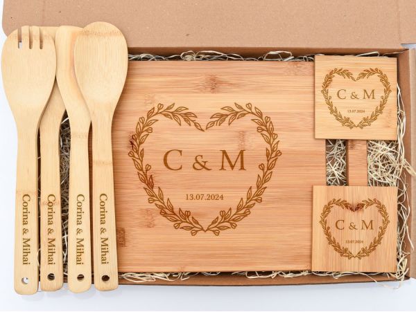 Set cadou personalizat "Wedding",...