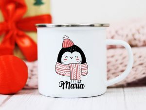 Cana emailata de Craciun,...