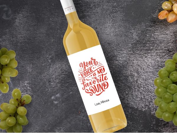 Eticheta sticla vin personalizata...