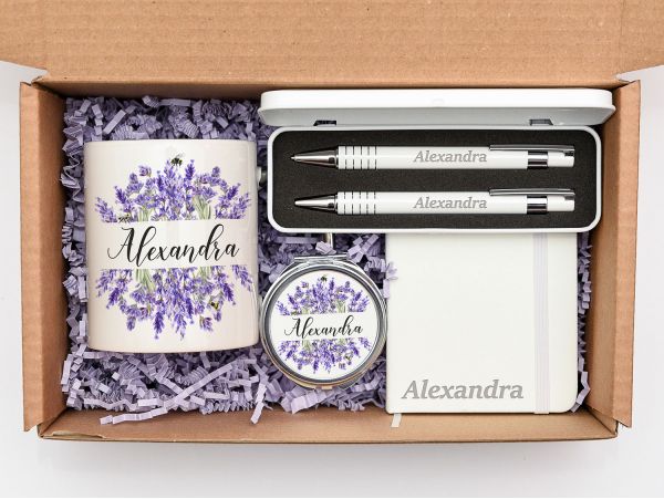 Set cadou personalizat "Lavanda"