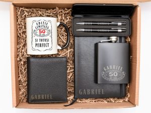 Set cadou „Limited Edition” – personalizat cu nume, elegant și premium