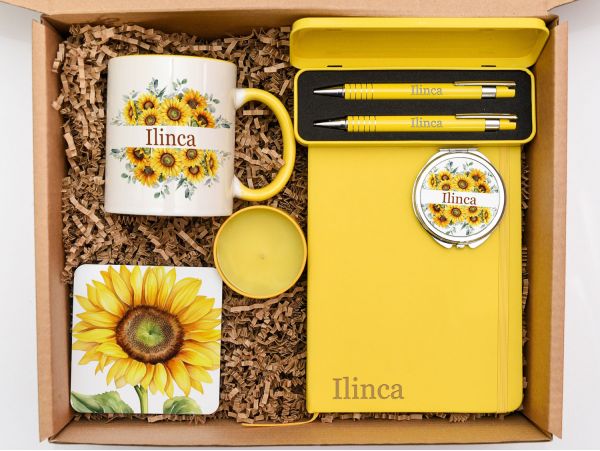 Set cadou personalizat "Sunflower"