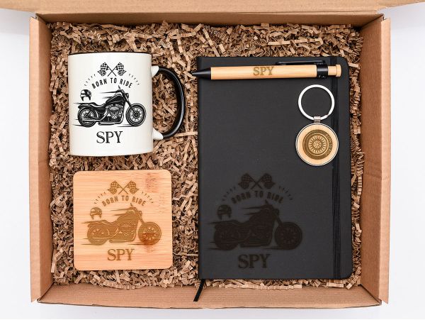 Set cadou personalizat "Born to ride"