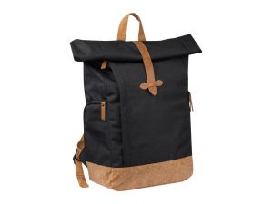 Rucsac din RPET Black Cork Collection