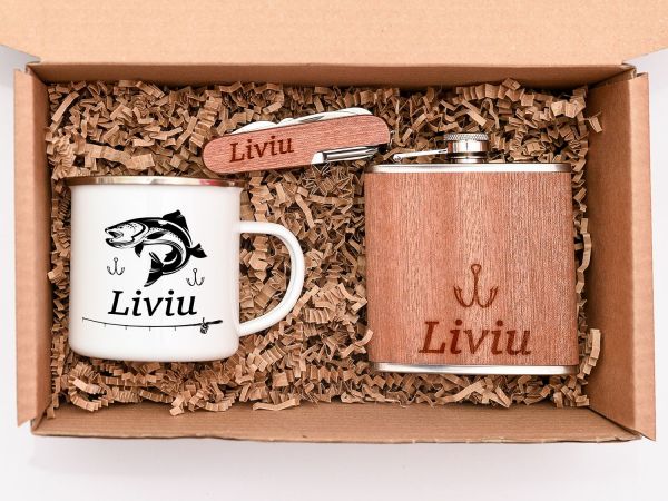 Set cadou personalizat "Pescar"