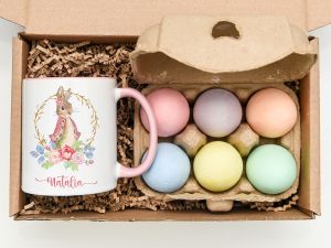 Set cadou Paste pentru copii "Iepuras roz"