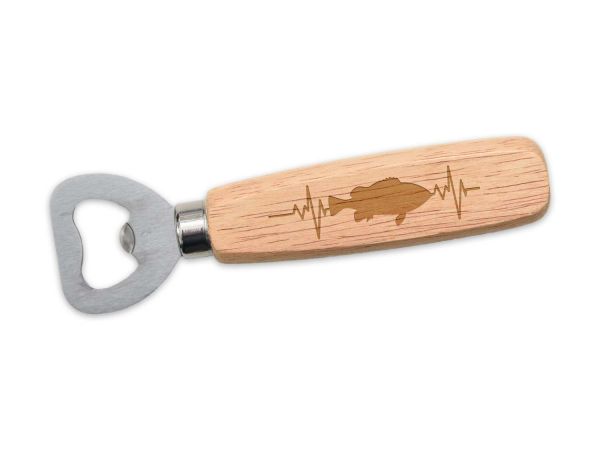 Desfacator lemn personalizat "Pescar"