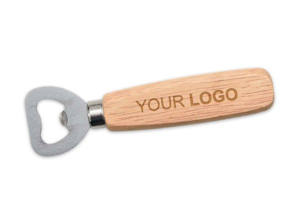 Desfacator lemn personalizat cu logo