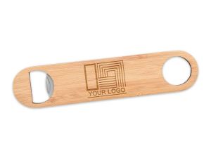 Desfacator bambus si inox personalizat cu logo