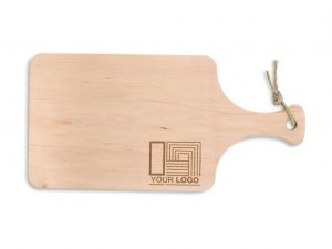 Tocator premium din lemn personalizat cu logo