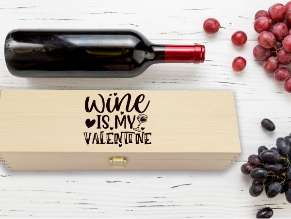 Cutie vin personalizata "Wine Valentine"