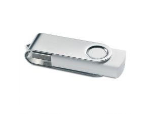 Stick USB 4 Gb alb, personalizat cu LOGO