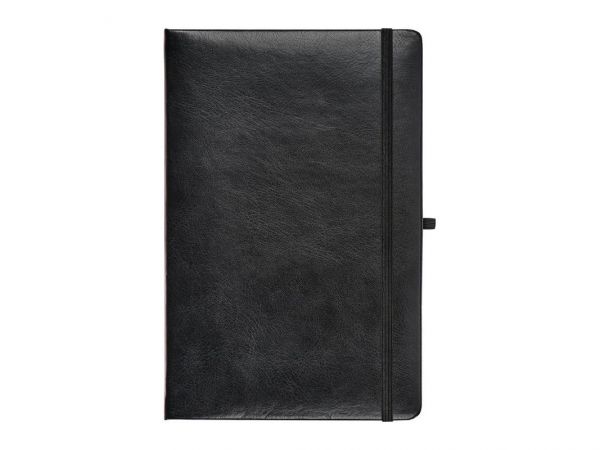 Carnetel negru imitatie piele