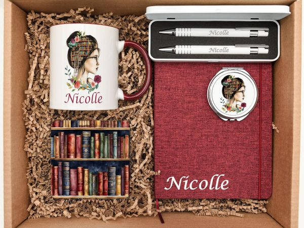 Set cadou personalizat pentru cititori – Book Fantasy