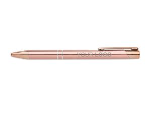 Pix elegant din aluminiu reciclat, rosegold, personalizat cu logo