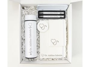 Set cadou personalizat doctor "White"