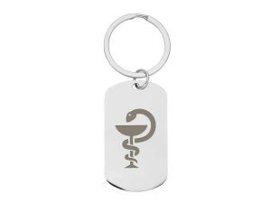 Breloc premium din metal personalizat "Farmacist"