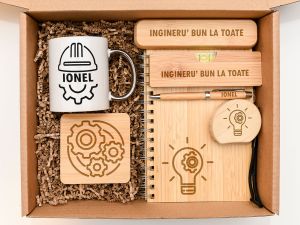 Set cadou personalizat "Inginer"