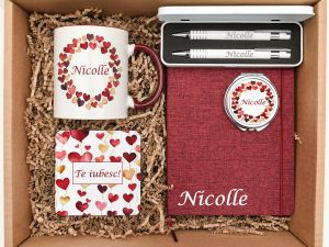 Set Cadou Personalizat "Hearts"