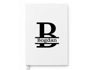 Jurnal personalizat cu monograma si nume