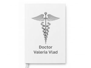Jurnal personalizat cu nume doctor "Caduceu"