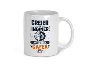 Cana personalizata pentru inginer, "Creier de inginer"