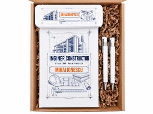 Set cadou personalizat "Inginer constructor", white