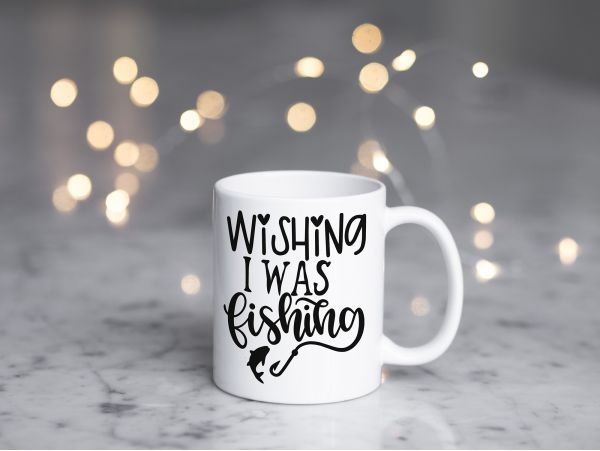 Cana pescar personalizata "Wishing i...