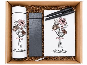 Set cadou personalizat cu nume "Coquette"