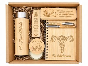 Set cadou bambus pentru doctor ginecolog