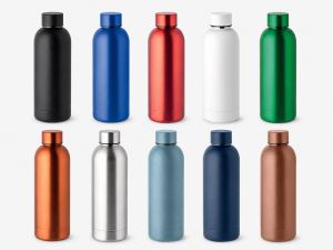 Sticla termo inox reciclat, 500 ml, personalizate gratuit cu LOGO