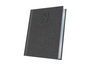 Agendă personalizată 2027 Deluxe Bard A5 - Gri închis