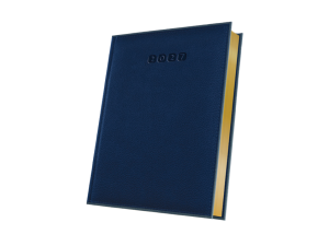 Agendă personalizată 2027 Deluxe Alghero A5 - Gri / Albastru