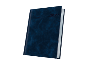 Agendă personalizată 2027 Deluxe Chia A5 - Bleumarin
