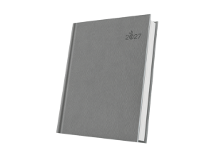 Agendă personalizată 2027 Deluxe Gargano A5 - Gri deschis