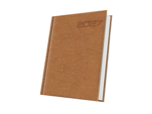 Agendă personalizată 2027 Deluxe Arno A5 - Maro caramel
