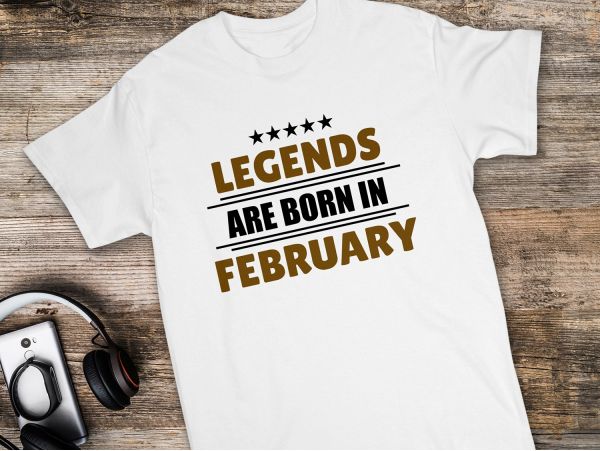Tricou personalizat "Legends are born...